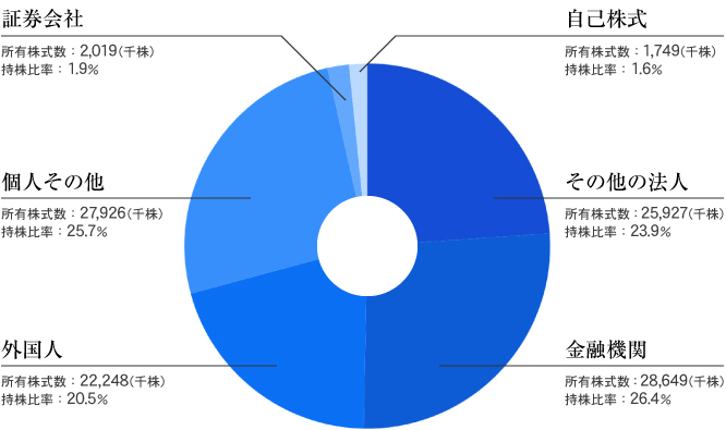 株主分布状況