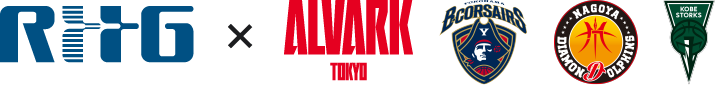 リゾートトラストグループ ✕ B.LEAGUE（アルバルク東京、横浜ビー・コルセアーズ、名古屋ダイヤモンドドルフィンズ、神戸ストークス）