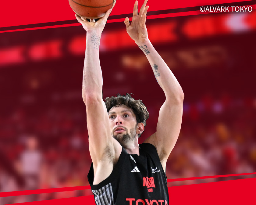 アルバルク東京　ライアン・ロシター選手