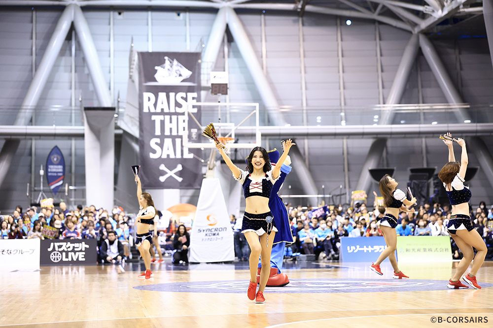 横浜ビー・コルセアーズ VS ファイティングイーグルス名古屋